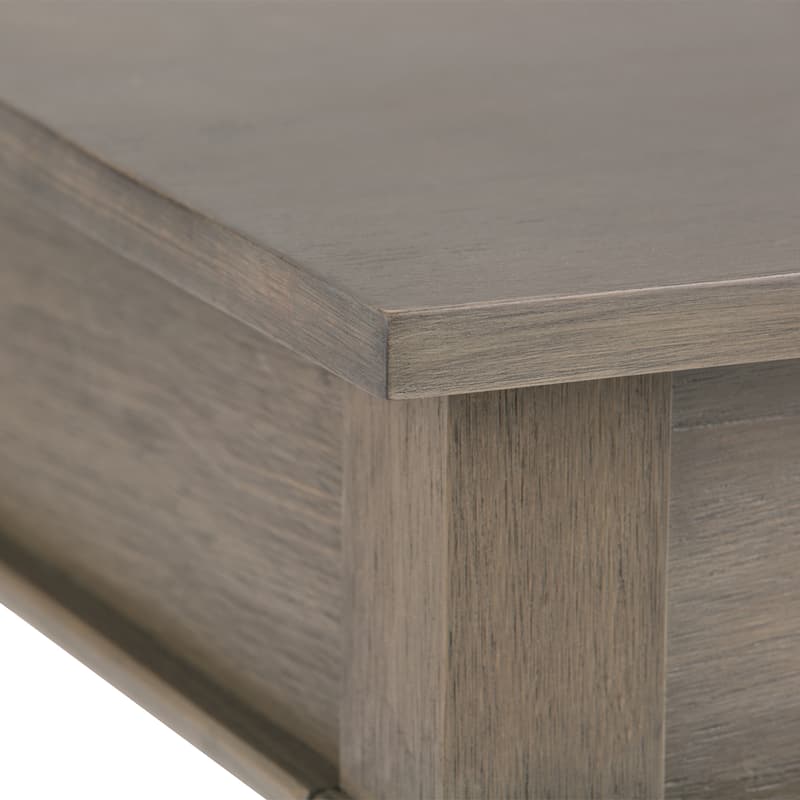 WYNDENHALL Sterling SOLID WOOD 18 inch Wide Square Transitional End Side Table - 18 W x 18 D x 20 H