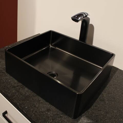 Dowell Stainless Steel Vessel Sink - Rectangle