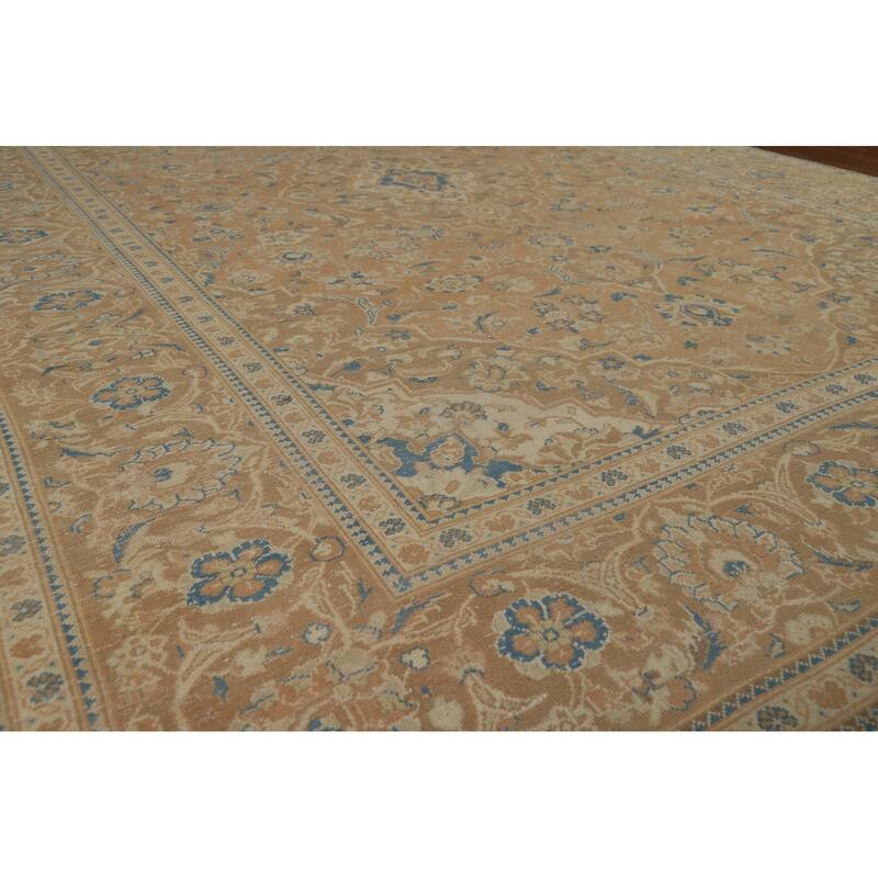 Traditional Najafabad Persian Vintage Rug Hand-Knotted Wool Carpet - 8'0" x 11'3"