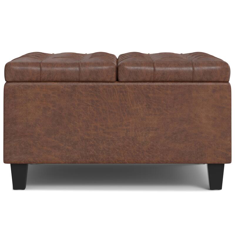 WYNDENHALL Elliot 30 inch Wide Transitional Square Table Ottoman