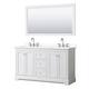 Option White / Giotto Quartz Top / Polished Chrome