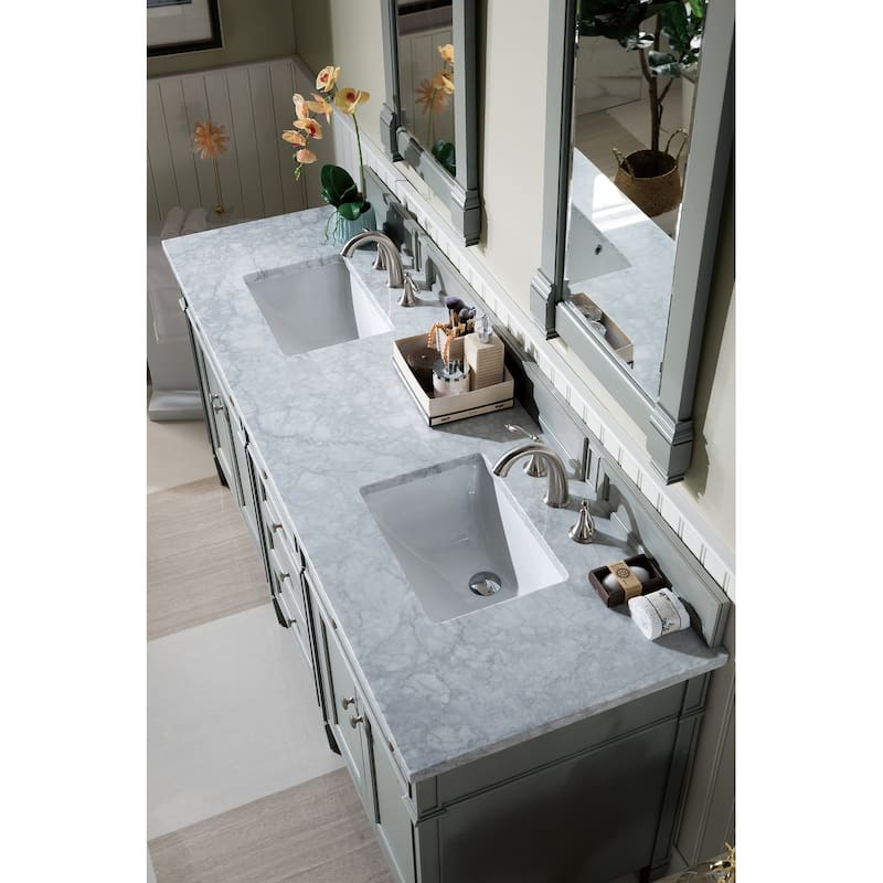 James Martin Vanities Brittany 72" Double Vanity, Urban Gray