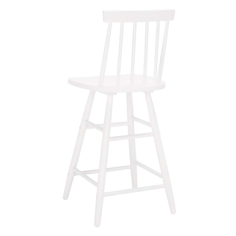 SAFAVIEH Nanie Wood 25-inch Counter Stool - 17 In. W x 17 In. D x 38 In. H - 17Wx17Dx38H