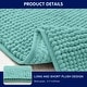 preview thumbnail 30 of 83, Subrtex Chenille Soft Rugs Super Water Absorbing Shower Mats