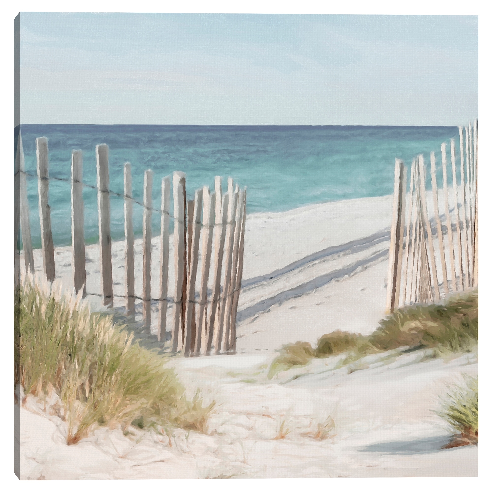 Coastal Retreat Walk by Mark Chandon Canvas Art Print