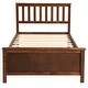preview thumbnail 16 of 16, Sturdy Construction Wood Platform Bed - Durability and Safety in a Sleek