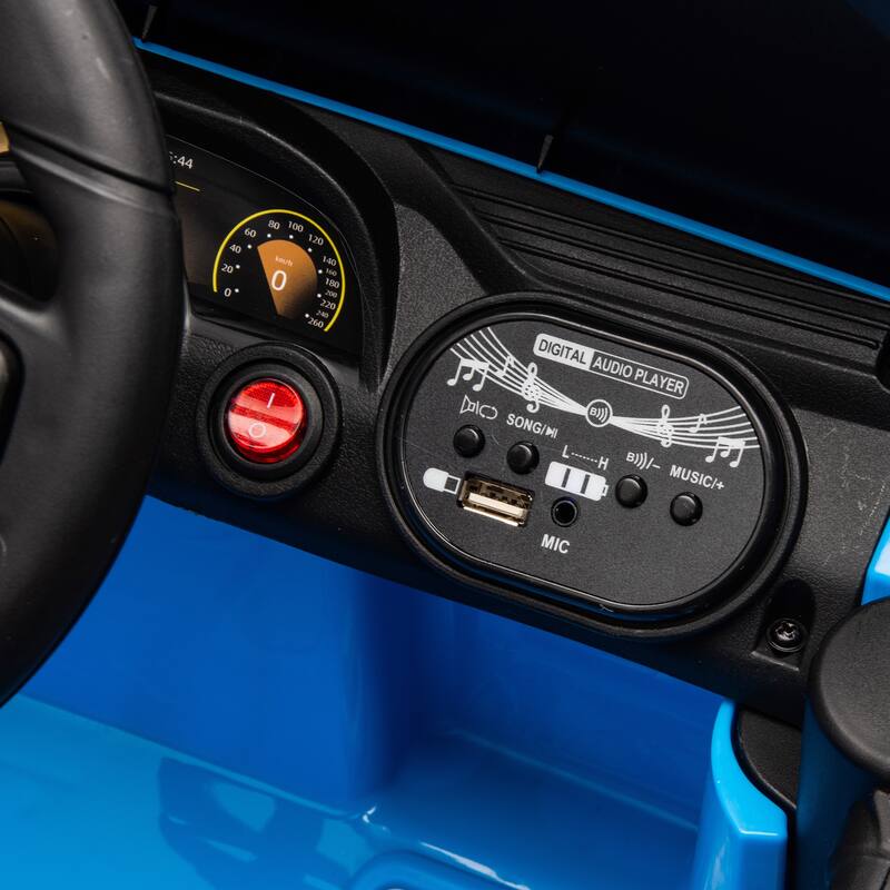 Kids Electric Ride-On Car with Remote, 12V, Bluetooth, Four-Wheel Suspension, Ages 3+