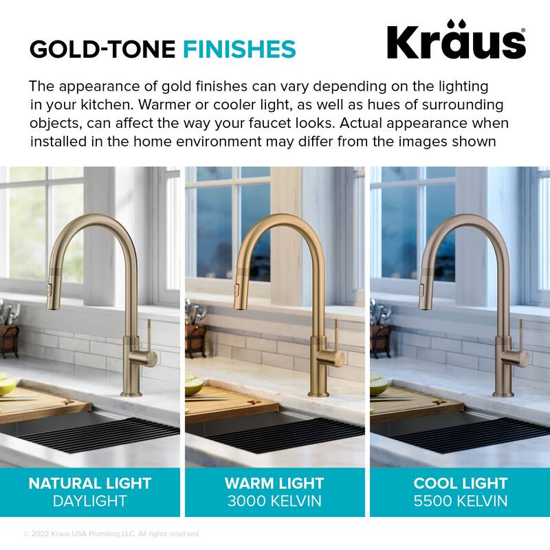 Kraus KPF-2654 Allyn 1.8 GPM Single Hole Pull Down Kitchen Faucet