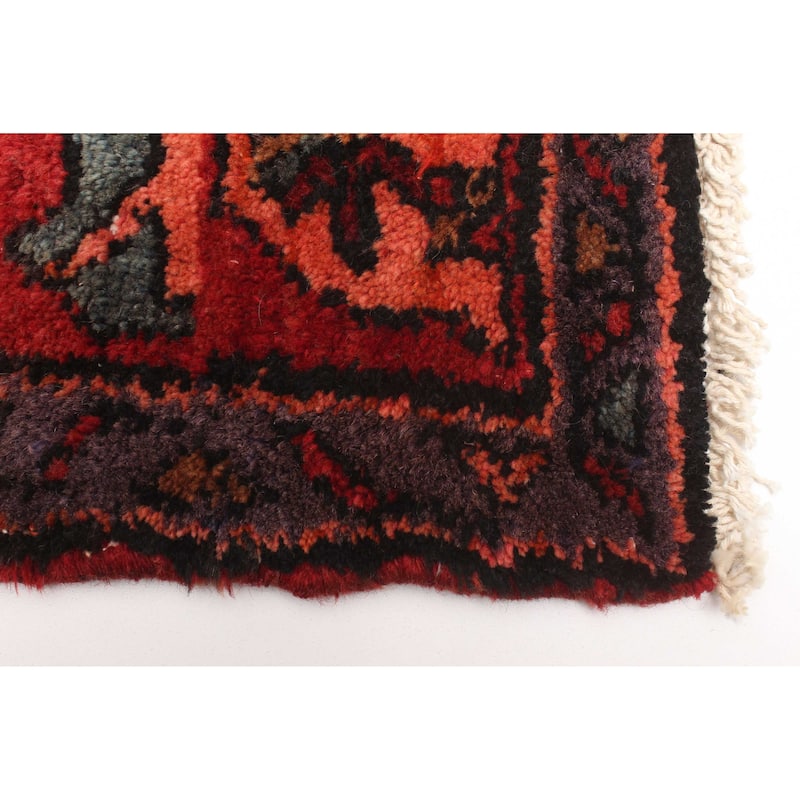 ECARPETGALLERY Hand-knotted Andelz Red Wool Rug - 4'6 x 8'1