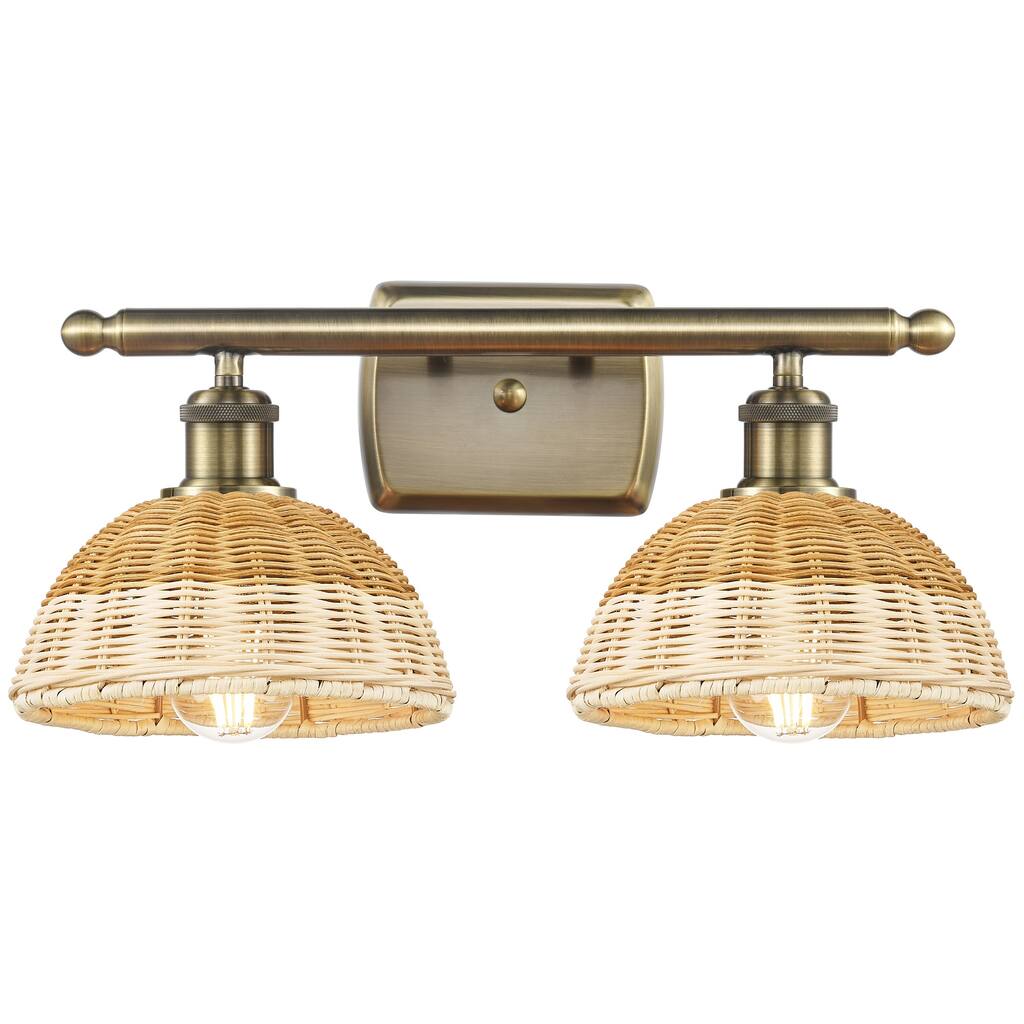 Innovations Lighting 516-2W-8-18 Bristol Natural II Vanity Bristol