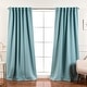 preview thumbnail 48 of 80, Aurora Home Insulated Thermal Blackout 84-inch Curtain Panel Pair - 52 x 84