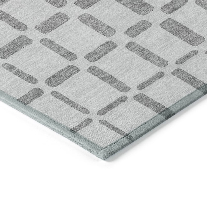 Machine Washable Indoor/ Outdoor Chantille Contemporary Geo Rug