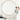 Wall Round Mirror 30'' Modern Brushed Metal Frame Wall-Mounted