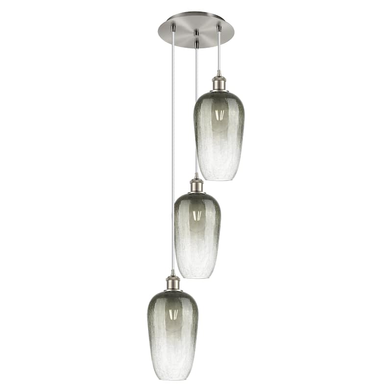 Innovations Lighting Endless Possibilities Ballston - Brookhaven Flute - 3 Light 14" Cord Hung Multi Pendant