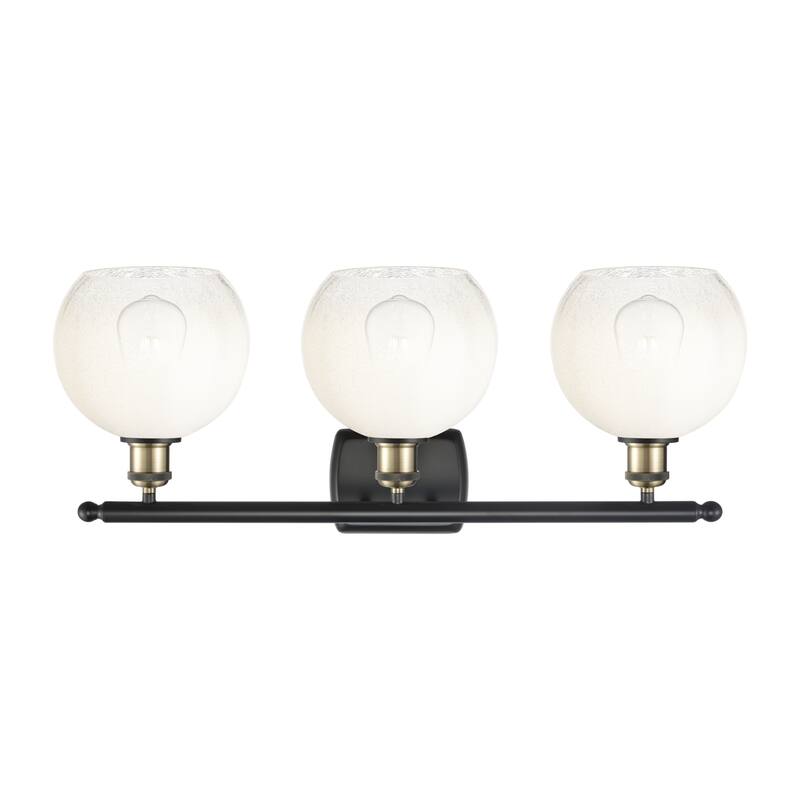Innovations Lighting Endless Possibilities Ballston - Brookhaven Globe - 3 Light 28" Bath Vanity Light