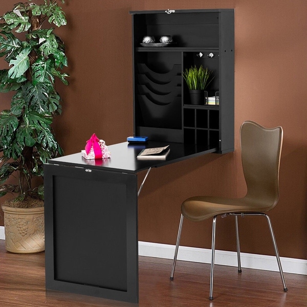 Wall folding deals desk table