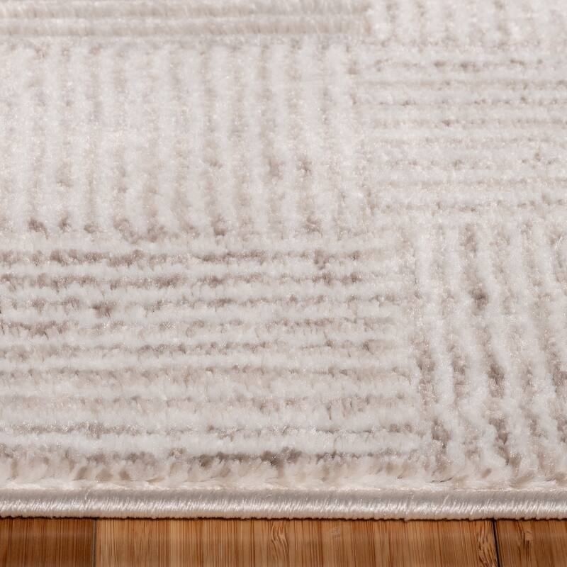 Gertmenian Flora Transitional Casual Modern Soft High-Low Polypropylene Polyester Indoor Area Rug Collection