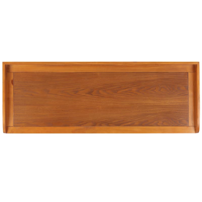 SAFAVIEH Toshie Honey Oak Storage Bench - 42.5" x 15.5" x 20" - 43Wx16Dx20H