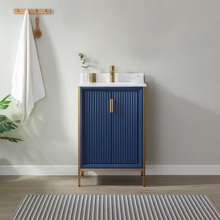 Granada 24" Vanity in Royal Blue with Countertop Without Mirror