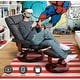 preview thumbnail 29 of 35, MCombo Set of 2 Swivel Recliner Chair with Wood Base and Ottoman