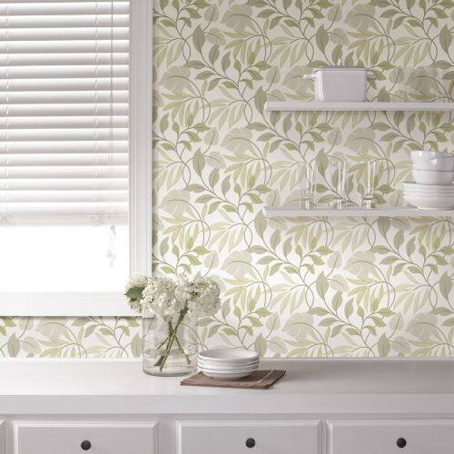 Shop Brewster Meadow Peel And Stick Wallpaper Meadow Wall Pops