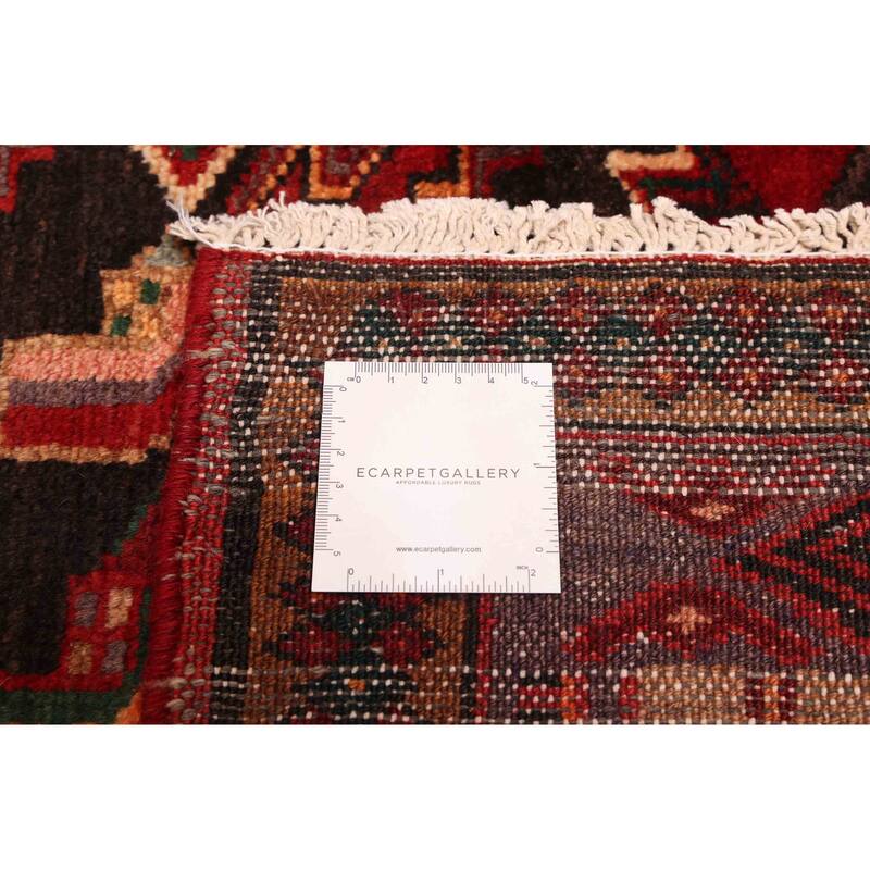 ECARPETGALLERY Hand-knotted Andelz Red Wool Rug - 4'6 x 6'5