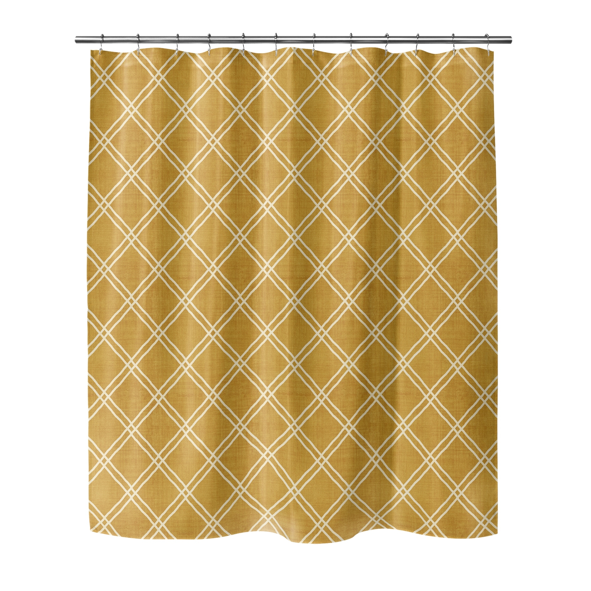 Caro Gold Shower Curtain By Erin Vanessa Overstock 31316495