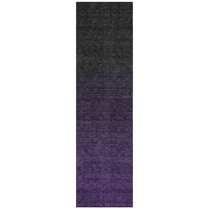 Machine Washable Indoor/ Outdoor Chantille Ombre Solid Rug