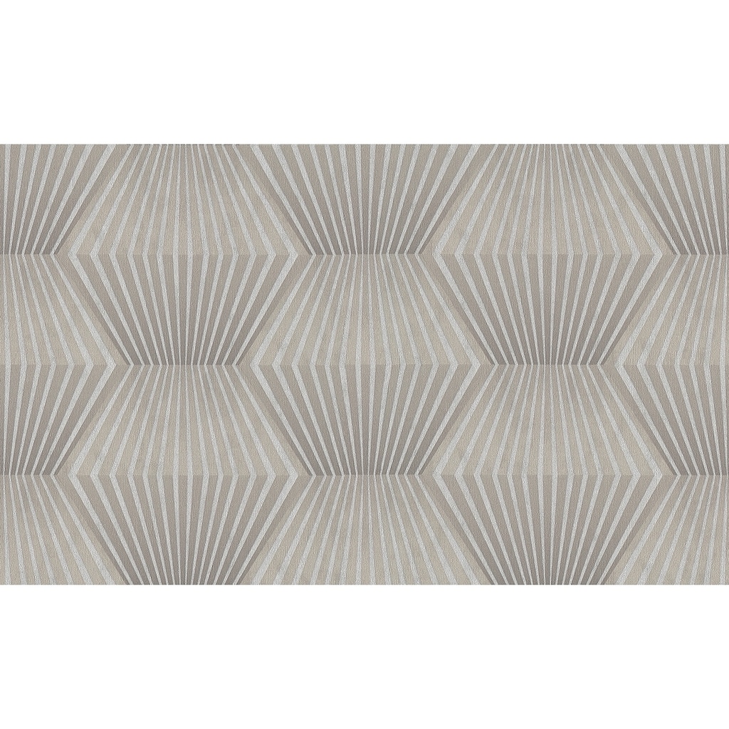 Advantage Lehnmann Taupe Geo Wallpaper