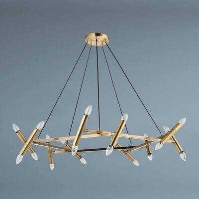 Modern Brass Quito Chandelier