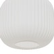 preview thumbnail 15 of 16, River of Goods Ignace Brushed Gold Metal 10.25-Inch Ceiling Light with Frosted White Glass Globe Shade