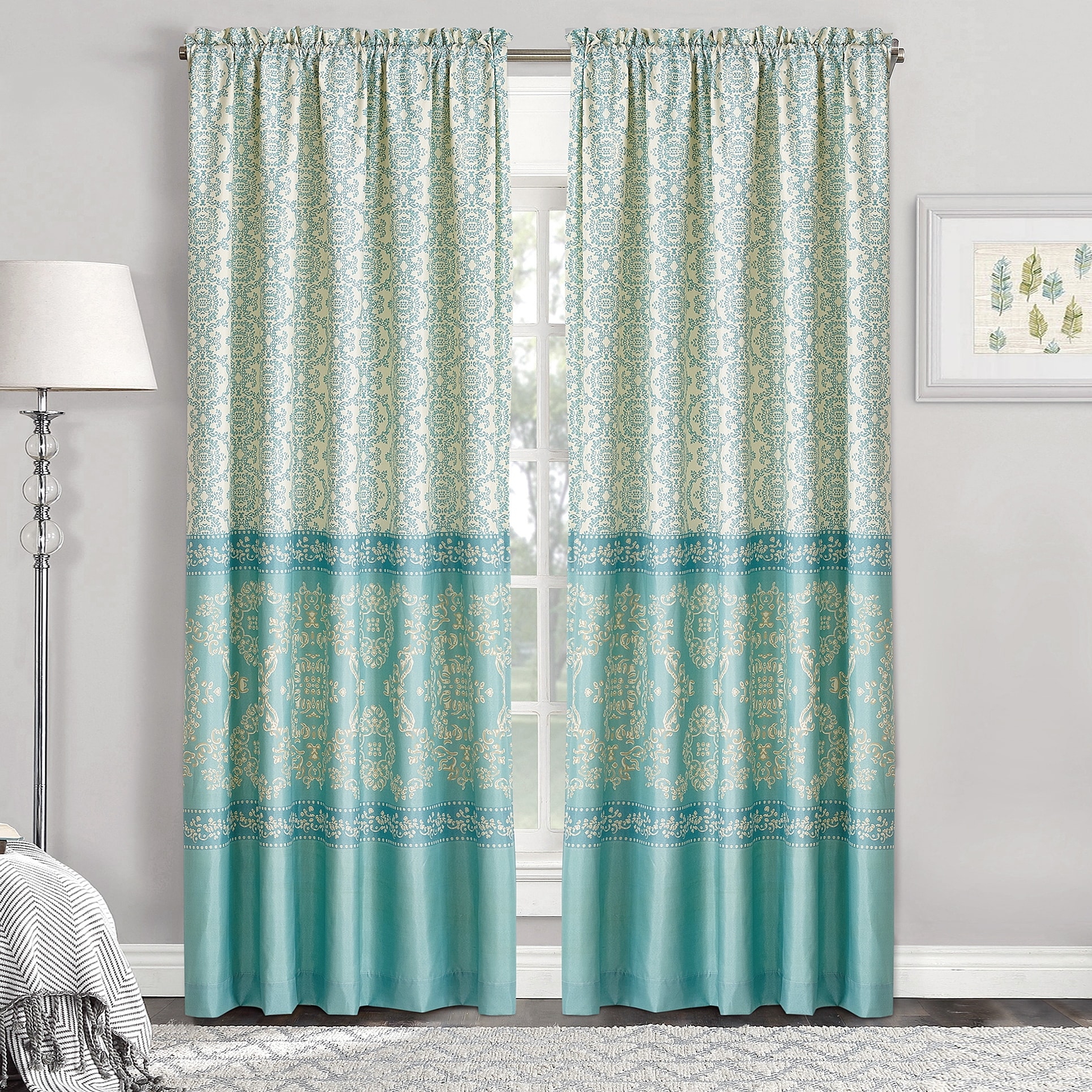 2 PCS 60"x 84" Solid Sheer Window Panels Curtains Brand New Curtains 