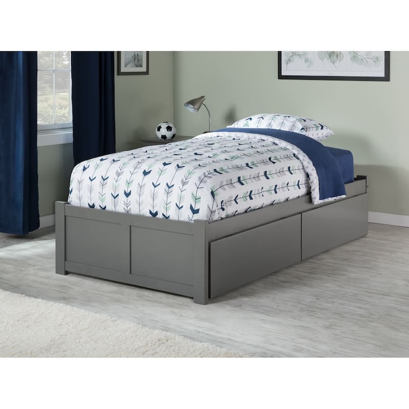 Platform Bed with Drawers & Charger - Modern Storage Bed Frame - Underbed Storage Solutions