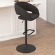 preview thumbnail 155 of 178, Vinyl Adjustable Height Barstool with Rounded Mid-Back
