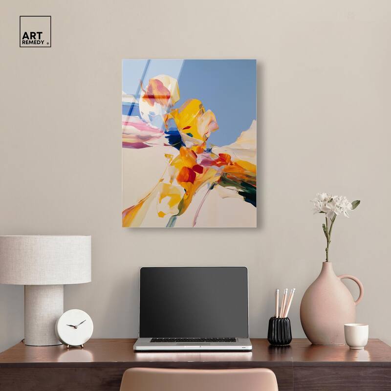 Flippant Bloom II Acrylic by Art Remedy, Ready to Hang