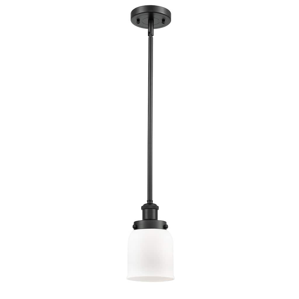 Innovations Lighting Small Bell 5" Wide Mini Pendant - Rod Hung