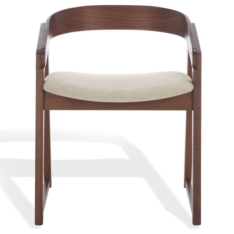 SAFAVIEH COUTURE Hildabryna Wood Dining Chair (Set of 2) - 21"W x 21"D x 26"H