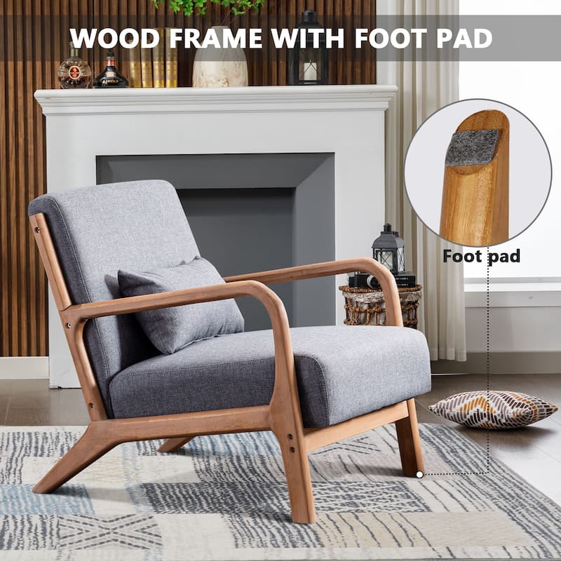 Aston Modern Solid wood Accent Chair for Living Room