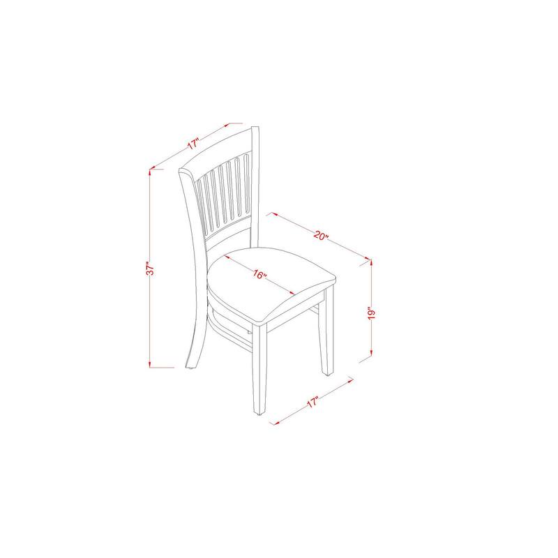 HomeStock 3-Piece Linen White Finish Solid Wood Top - Dining Room Set with Dropleaf - Seats 4
