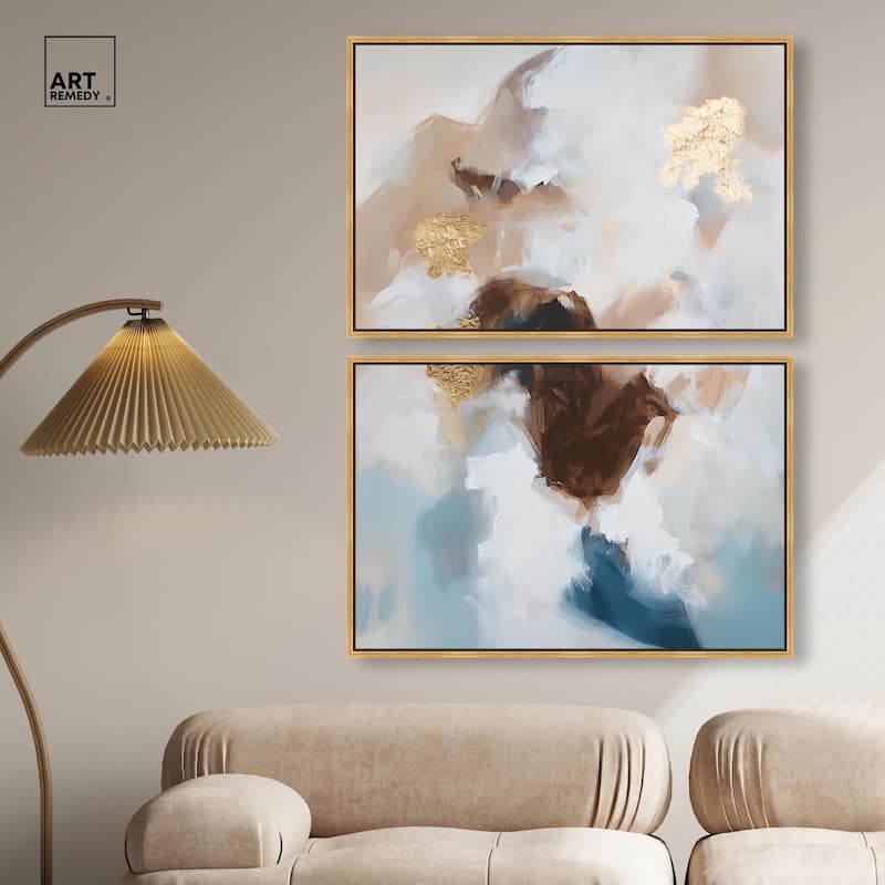 Earth's Palette I Canvas Set of 2 by Art Remedy