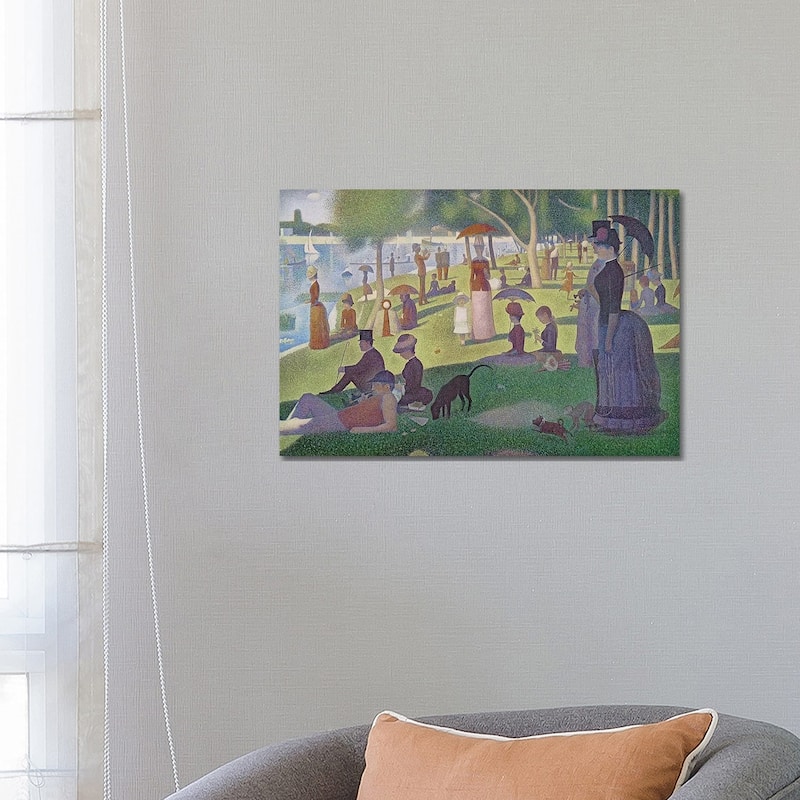 iCanvas "Sunday Afternoon on the Island of La Grande Jatte, 1884-86 " by Georges Seurat Canvas Print - 18x26x1.5