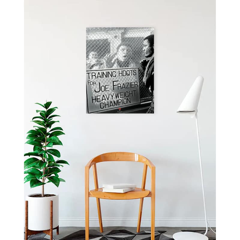 Ali Vs Frazier - Window Taunt Art Poster - 24 x 36 Inch