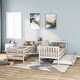 preview thumbnail 4 of 16, Twin-Over-Full Wood Bunk Bed with Twin Size Trundle and Storage Staircase