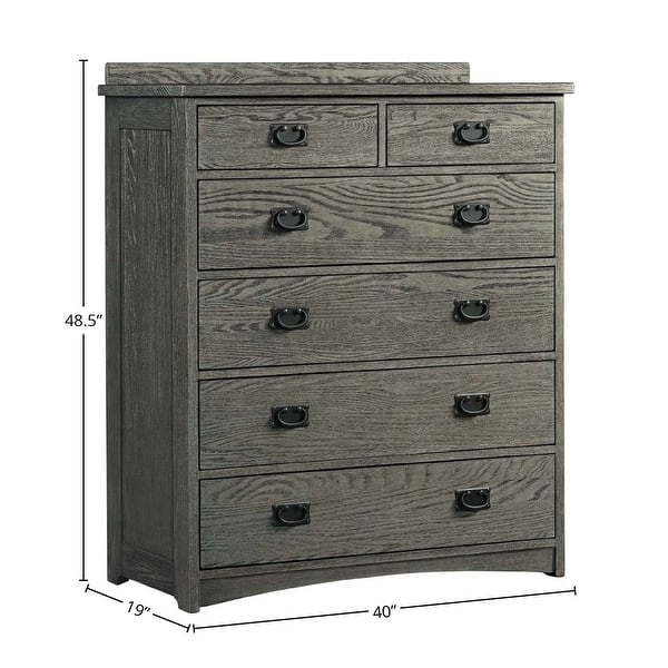 Oak Park 6 Drawer Chest