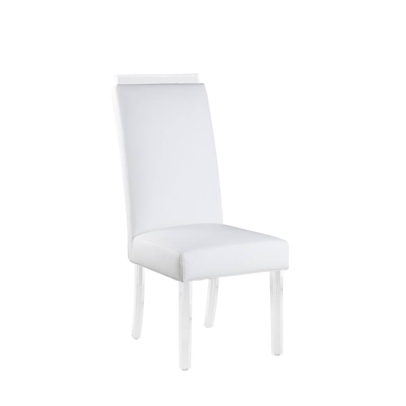 Somette 5-Piece Dining Set with Glass Table & 4 Chairs