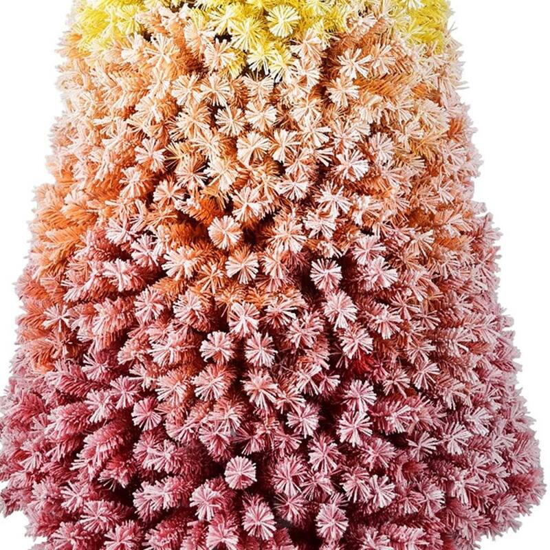 HomeRoots 7.5' Frosted Rainbow Full Fir Christmas Tree - 40.00 in. x 90.00 in. x 40.00 in.