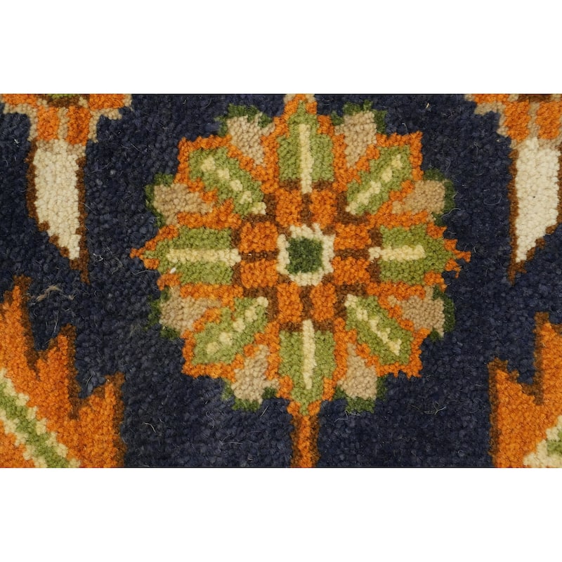 Hand Knotted Oriental 100% Wool Carpet Transitional All-Over Green Oushak Area Rug - 14' 10'' X 11' 9''