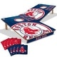 preview thumbnail 1 of 5, Boston Red Sox MLB Tailgate Cornhole Board Set Include Carrying Case