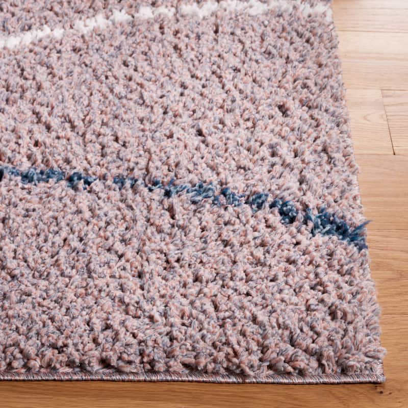 SAFAVIEH Calico Shag Isabell Abstract 1.5-inch Thick Rug