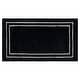 preview thumbnail 4 of 39, Mohawk Home Corona Machine Washable Bath Mat 1' 5" x 2' - Black White Corona